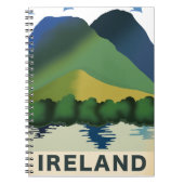 Ierland vintage-poster notitieboek (Voorkant)