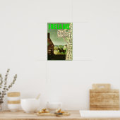 Ierland. Vintage-poster Poster (Keuken)