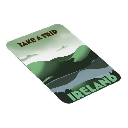 Ierland vintage reisposter magneet (Rechterzijde)