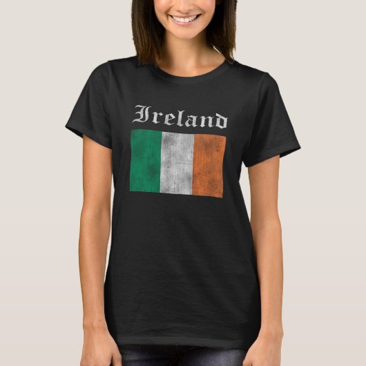 Ierland Vintage T-shirt (Voorkant)
