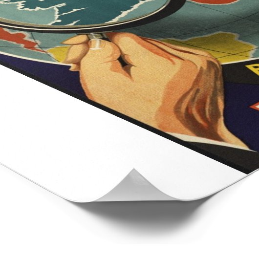 Ierland Vintage Travel Poster (Hoek)