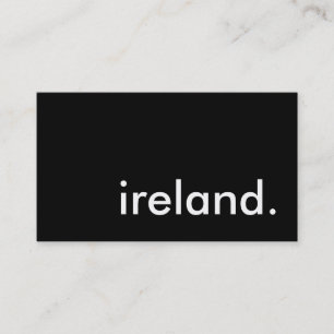 ierland . visitekaartje