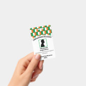 IERLAND VLAG Aangepaste Logo Foto ID Naam Badge (Handheld)