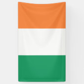 Ierland Vlag brncnt Spandoek (Verticaal)