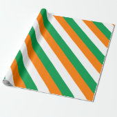 ierland-vlag cadeaupapier (Uitgerold)