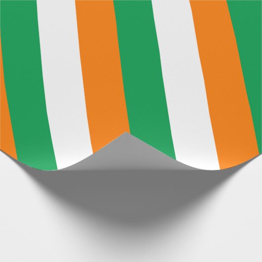 ierland-vlag cadeaupapier (Hoek)