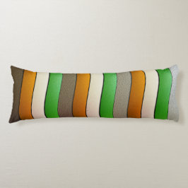 Ierland vlag Colors-Chrome door Shirley Taylor Lichaamskussen