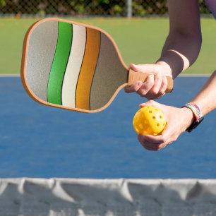 Ierland vlag Colors-Chrome door Shirley Taylor Pickleball Paddle
