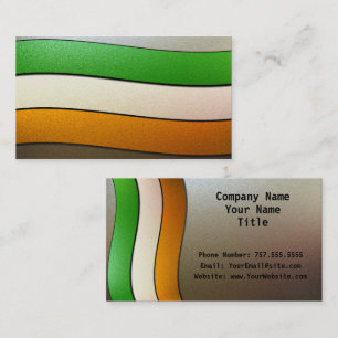 Ierland vlag Colors-Chrome door Shirley Taylor Visitekaartje