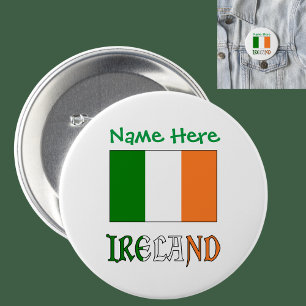 Ierland Vlag Erfgoed Knop Speld LGBTQ Maatwerk Ronde Button 7,6 Cm