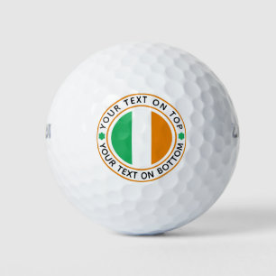 Ierland vlag grappige Ierse aangepaste tekst Golfballen