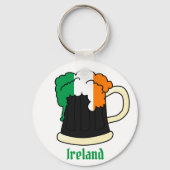 Ierland vlag Guinness Beer Sleutelhanger (Achterkant)