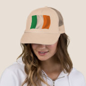 Ierland Vlag Hoed Trucker Pet (In situ)