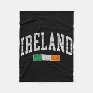 Ierland Vlag Iers Retro Throwback Mannen WO Fleece Deken