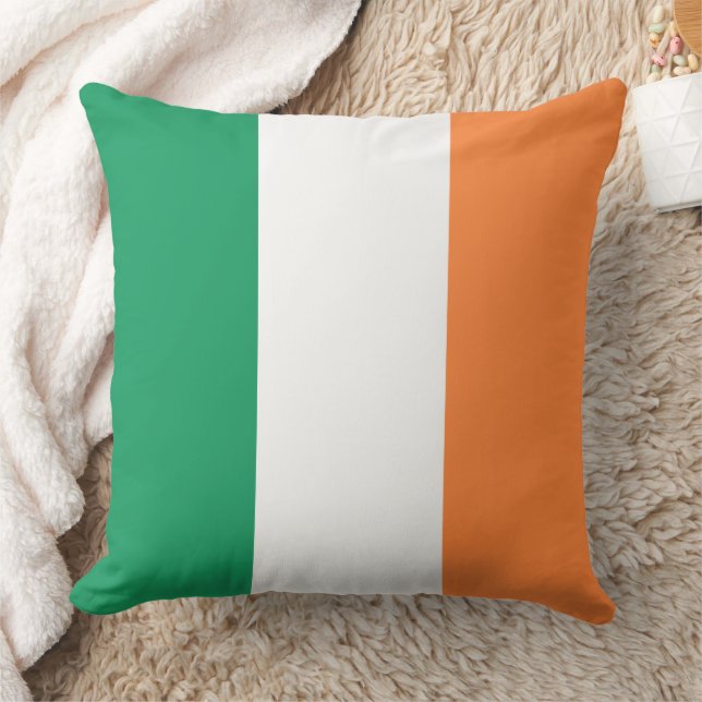 Ierland Vlag: Ierse Banier, Gratis VK Kussen (Deken)