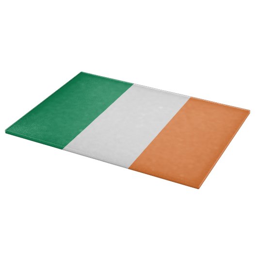 Ierland Vlag: Ierse Banier, Gratis VK Snijplank (Hoek)