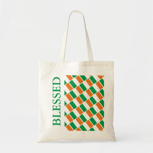 IERLAND VLAG Ierse Republiek Eire gezegend Tote Bag (Voorkant)