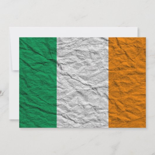 ierland vlag kaart (Voorkant)