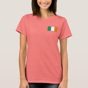 Ierland vlag + kaart T-Shirt
