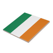 Ierland - Vlag keramische Tegel Tegeltje (Zijkant)