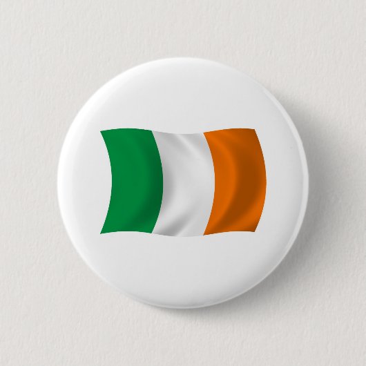 Ierland Vlag Knop Ronde Button 5,7 Cm (Voorkant)
