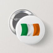 Ierland Vlag Knop Ronde Button 5,7 Cm (Voorkant /achterkant)