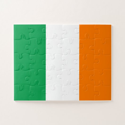 Ierland Vlag Legpuzzel (Horizontaal)