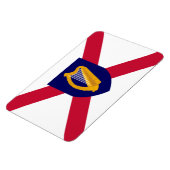 Ierland Vlag Magnet - Cross & Harp Shield Magneet (Linkerzijde)