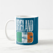 Ierland Vlag Ondersteuning  Koffiemok (Links)