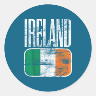 Ierland Vlag Ondersteuning Ronde Sticker