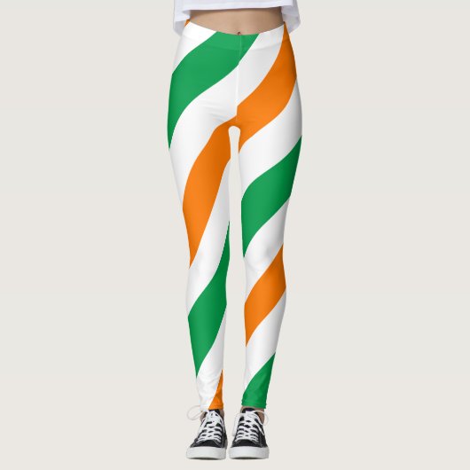 Ierland vlag patroon leggings (Voorkant)