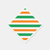 Ierland vlag patroon servet (Hoek)