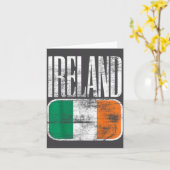 Ierland Vlag Steun Kaart (Gele Bloem)