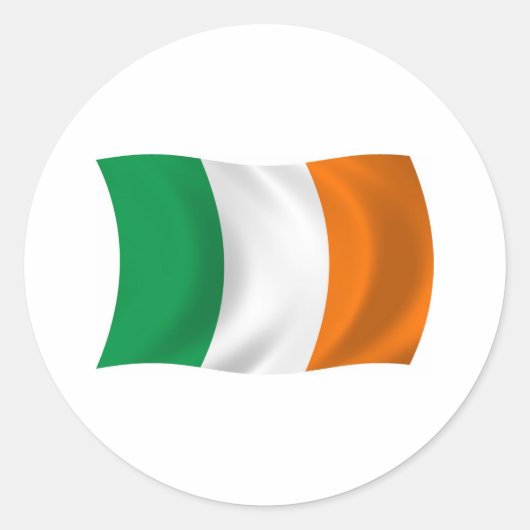 Ierland Vlag Sticker (Voorkant)
