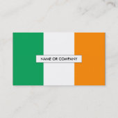 ierland vlag visitekaartje (Achterkant)