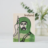 Ierland vliegend poster briefkaart (Staand voorkant)