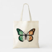 Ierland vlinder monarch flag tote bag (Achterkant)