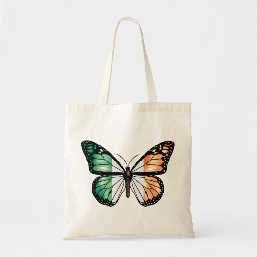 Ierland vlinder monarch flag tote bag (Voorkant)
