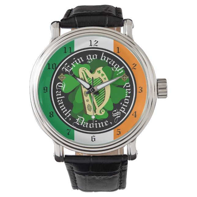 Ierland voor altijd / Erin go bragh / een land / m Horloge (Voorkant)