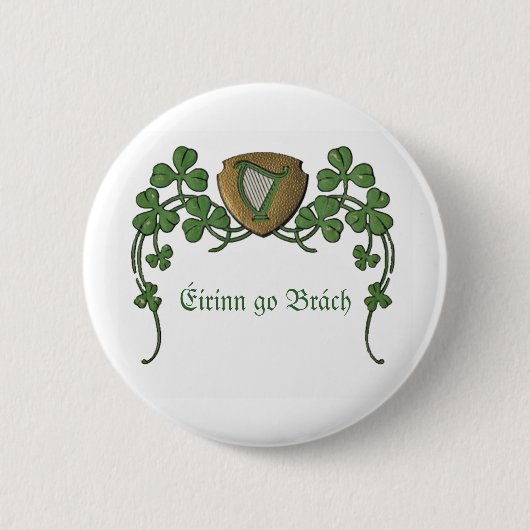 Ierland voor altijd ronde button 5,7 cm (Voorkant)