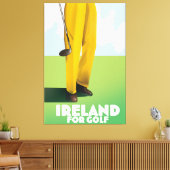 Ierland voor golf canvas afdruk (Insitu (Woonkamer))
