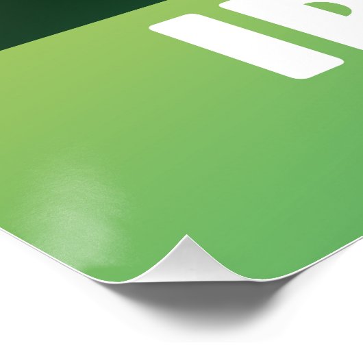 Ierland voor golf perfect poster (Hoek)