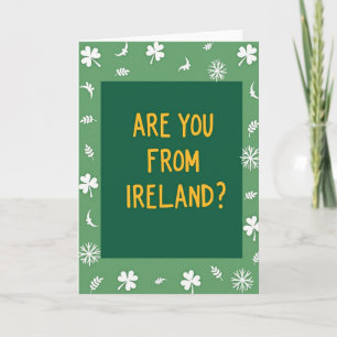 Ierland Vraag Fun Kaart
