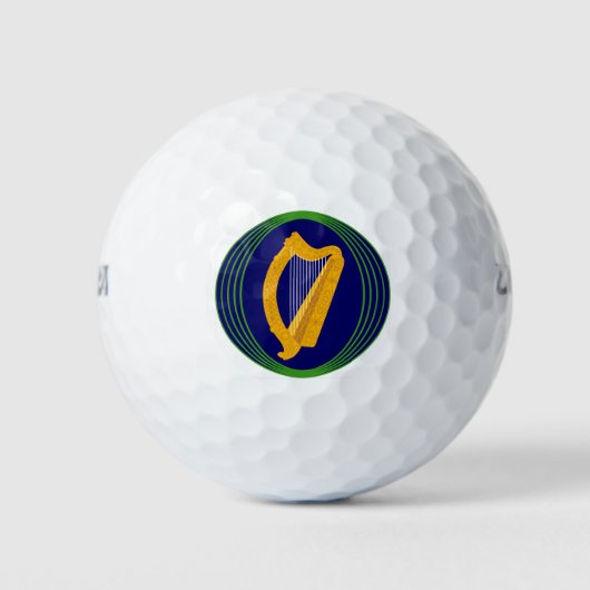 Ierland Wapen Logo Golfballen (Voorkant)