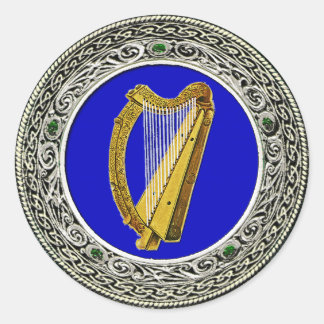 Ierland Wapens Ronde Sticker