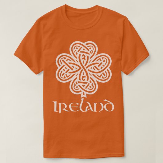 Ierland wit t-shirt (Design voorkant)