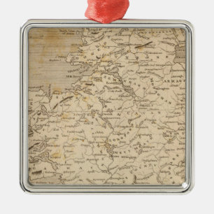 IerlandMap door Arrowsmith Metalen Ornament