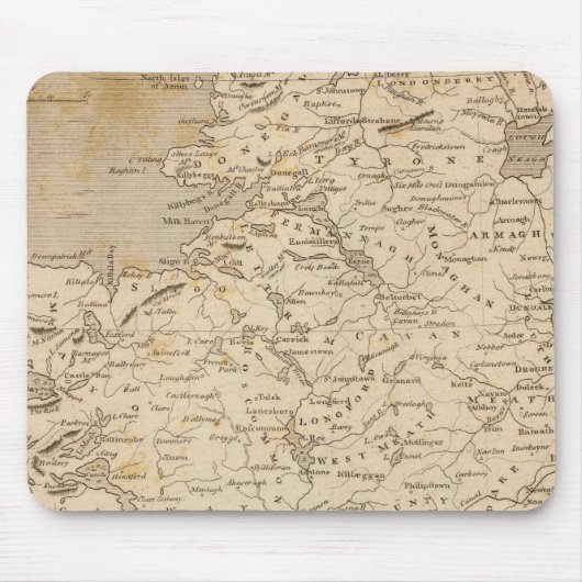 IerlandMap door Arrowsmith Muismat (Voorkant)
