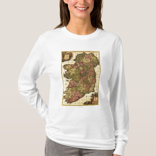 IerlandPanoramic MapIreland T-shirt (Voorkant)