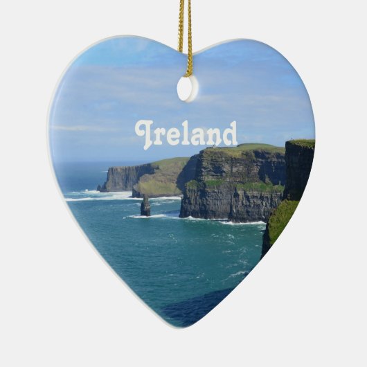 Ierland's Cliffs of Moher Keramisch Ornament (Rechts)
